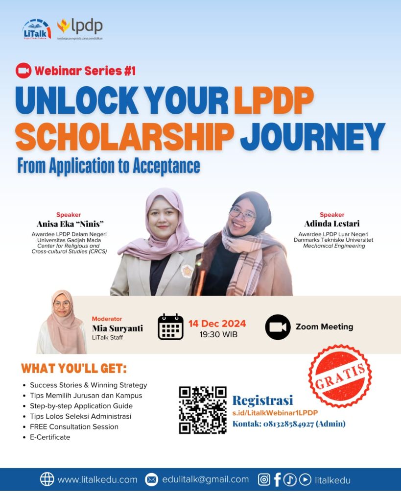 Seminar beasiswa lpdp gratis